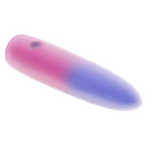 Powerful vibrations emanate from this colorful bullet that features dual silicone layers for an unusual stylish look. Tapering to a pointed tip to deliver precision vibrations wherever you want them