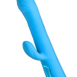 Indulge in heightened sensations with our Rotating Beaded Silicone Rabbit Vibrator