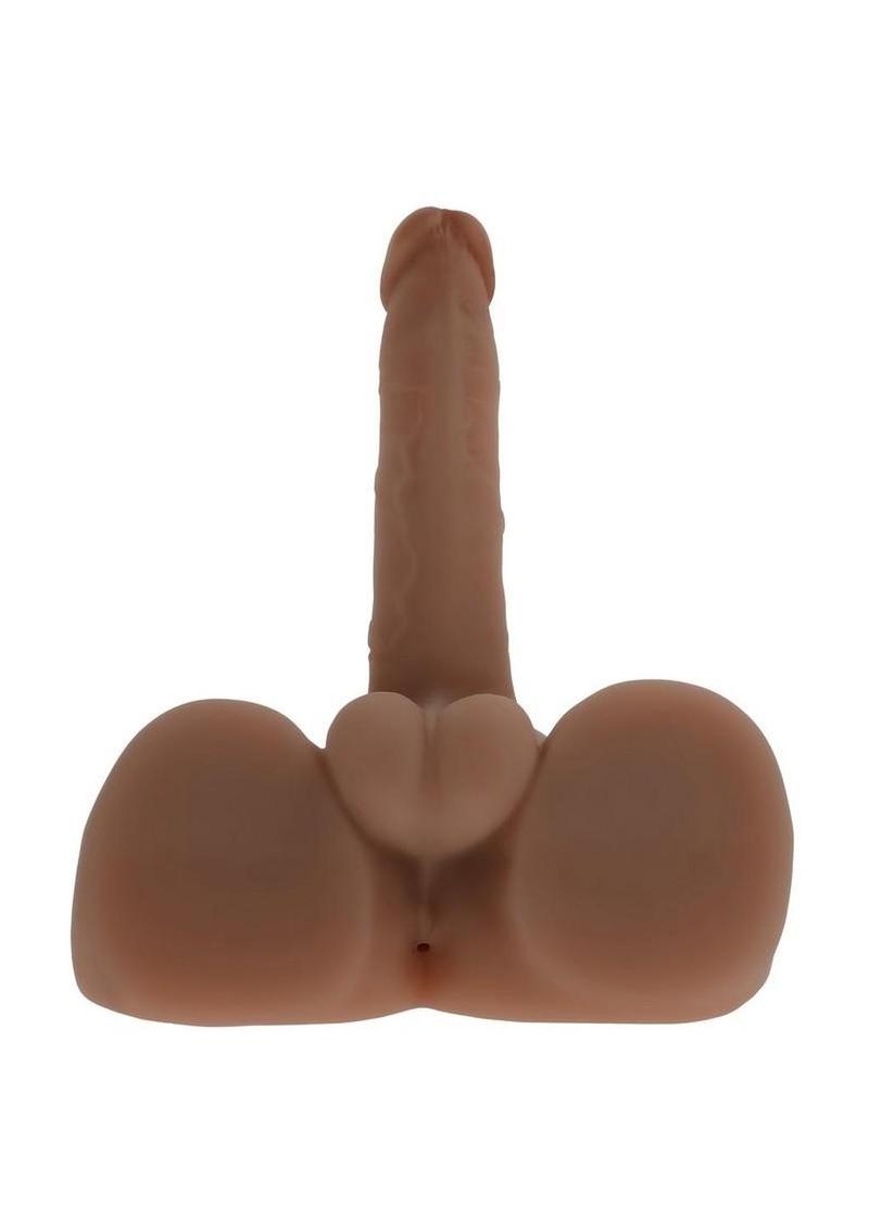 vibrating torso-shaped toy you can hold and squeeze while you play. Supple and stretchy