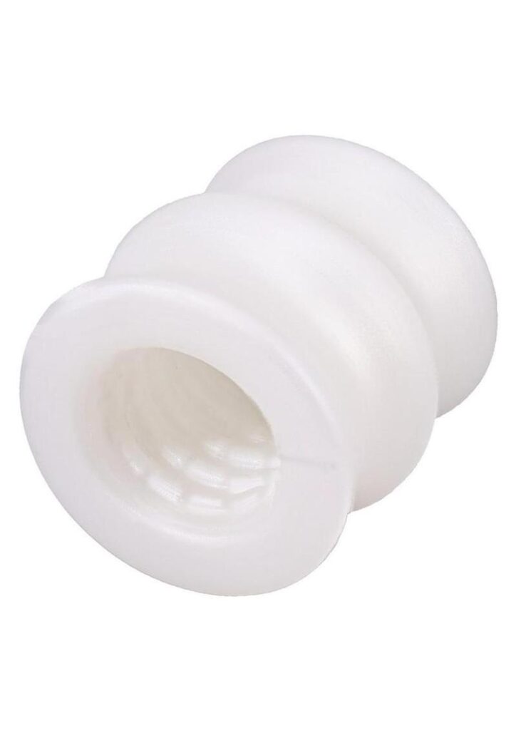 Set the bar high with this Honeymoon Head kit! The Goodhead Helping Head Stroker is super soft on the outside with stimulating massage beads on the inside. It fits perfectly in your palm and can be used with the included Strawberry Chocolate Slick Head Glide to make the experience tastier and smoother.