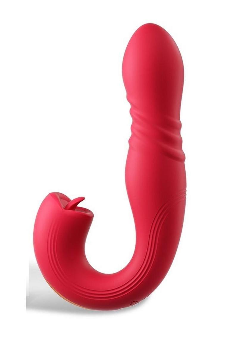 Thrusting G-Spot Vibrator and Tongue Clit Licker.Your senses will burst with joy. Building on the original Joi Thrust