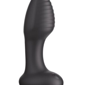 Dual Action Rotating andamp; Vibrating Butt PlugShaped for full contact stimulation