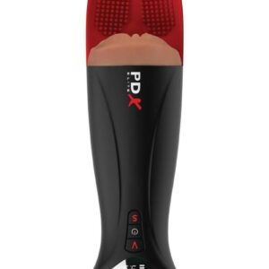 You asked for it and we delivered! The PDX ELITE FUCK-O-Matic PRO XL elevates masturbation with powerful suction-action for the ultimate MEGA-STROKER experience! It`s a perfect storm of sensation for heightened solo sex sessions that can be customized to your personal moods! Get ready for explosive hands-free vibration surrounding your balls with rows and rows of soft pleasure nubs. Your ultimate XL masturbation experience is ready when you are! Product ships with Travel Lock on for discretion. It will automatically unlock upon charging product. Press top 2 buttons for 5 seconds to lock/unlock.